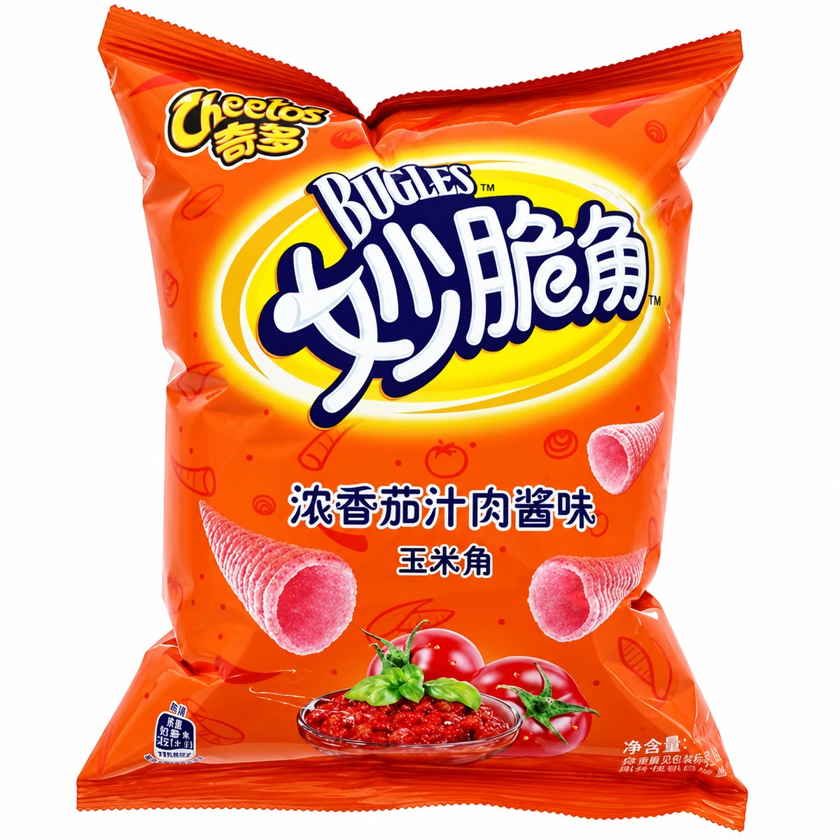 Cheetos Bugles (Rich Tomato Meat Sauce Flavor) Pack size on enquiry