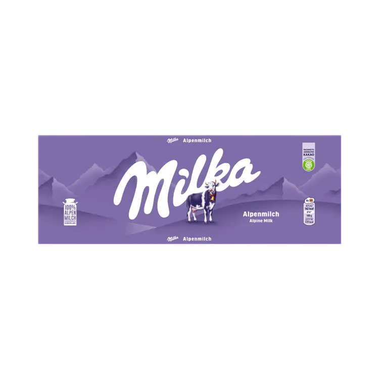 Milka Alpine Milk Chocolate 250g